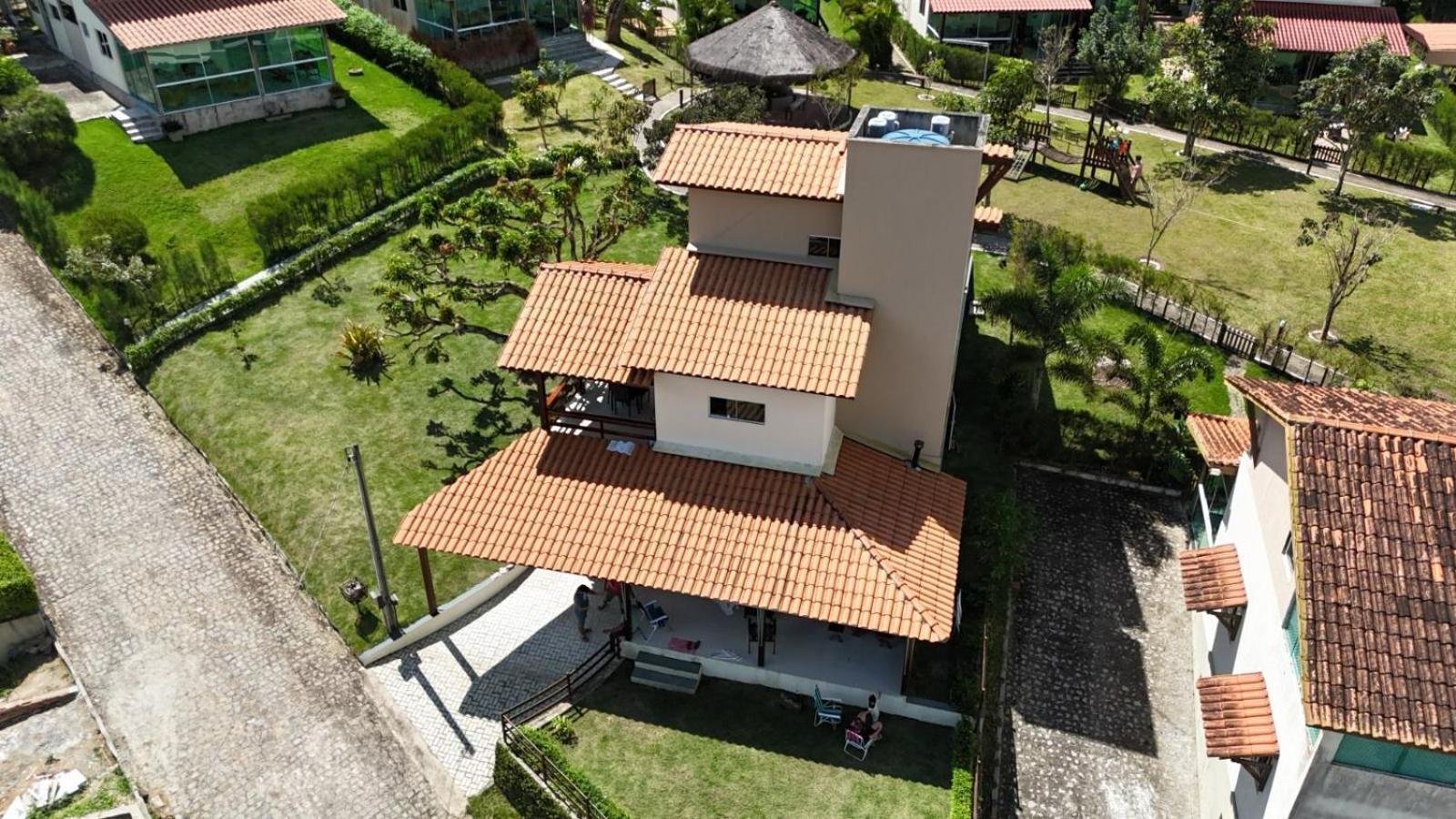 Casa Totalmente Equipada Ampla E Confortavel Em Condominio - Cha Grande-Pe Exterior foto