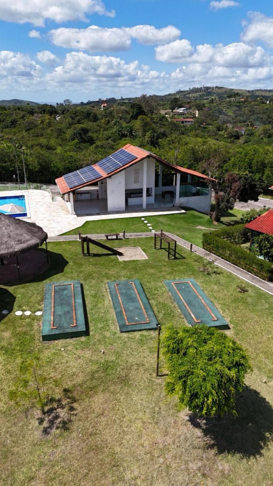 Casa Totalmente Equipada Ampla E Confortavel Em Condominio - Cha Grande-Pe Exterior foto